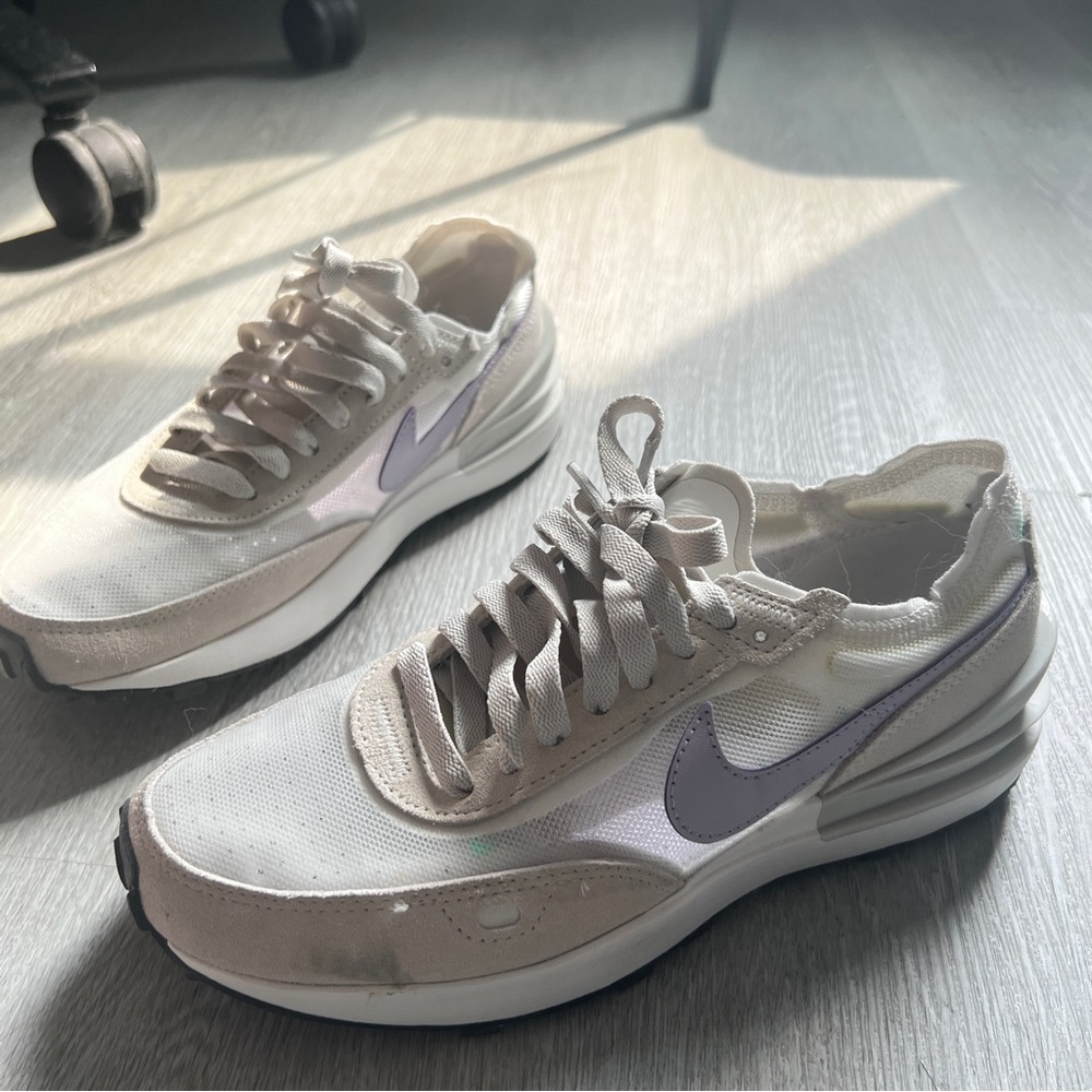 Nike Waffle One Women Shoes White Infinite Lilac'